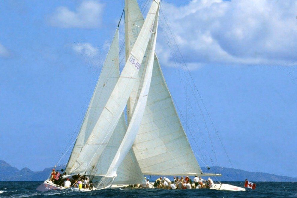 America’s Cup Yacht Racing – St. Maarten 12 Metre Challenge